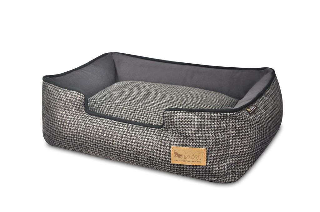 Play Pet  - Houndstooth  Dog Lounge Bed