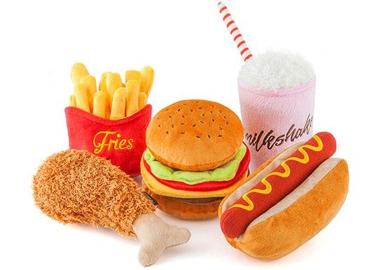 Play Pet - American Classic Toy Collection Dog Toy, Style: Burger