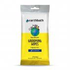 Earth Bath - Hypo-Allergenic Grooming Wipes, Fragrance Free, Cleans &amp; Conditions, 30 ct plant-based wipes in re-sealable pouch