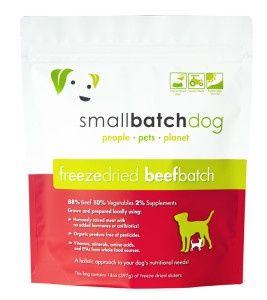 Small Batch - Beef Batch Sliders Freeze Dried Dog Food, Size: 14 oz.