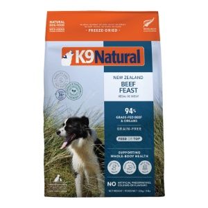 K9 Natural - New Zealand Beef Feast Freeze Dried Dog Food, Size: 17.6 oz.