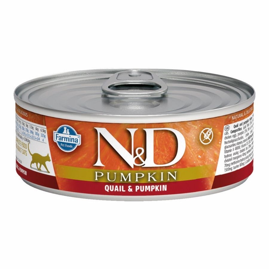 Farmina (Case Pack) - N&amp;D Pumpkin Quail &amp; Pomegranate Canned Cat Food 2.5oz / Case of 24