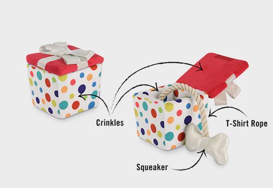 Play Pet - Mini Party Present Dog Toy