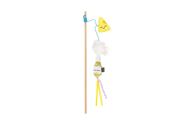 Play Pet - Feline Frenzy Feline Blanc Wand Cat Toy