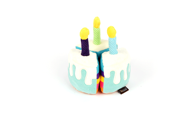 Play Pet - Bone-appetite Cake Party Time Dog Toy, Size: Med