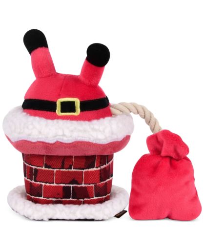 Play Pet - Merry Woofmas Clumsy Claus Plush Dog Toy