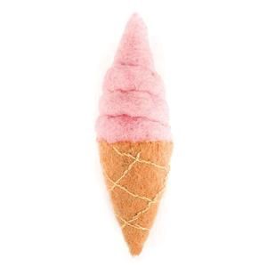 The Foggy Dog - Felt Cat Toys, Style: Soft Serve Ice Cream