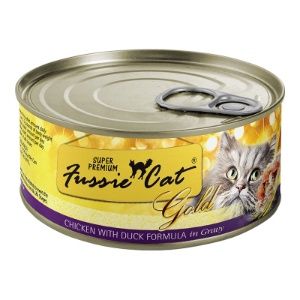Fussie Cat - Chicken &amp; Duck Formula in Gravy Grain-Free Wet Cat Food, 2.82-oz, Size: Single