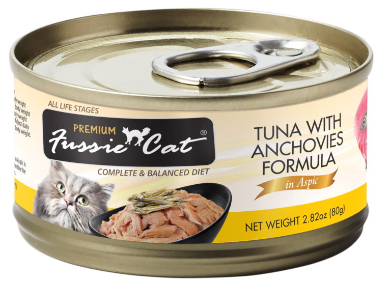 Fussie Cat (Case Pack) - Tuna &amp; Anchovy in aspic Wet Cat Food 2.8 oz / Case of 24