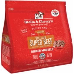 Stella &amp; Chewy's - Super Beef RAW Dog Food, Size: 4# (morsels)