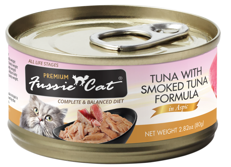 Fussie Cat (Case Pack) - Tuna with Smoked Tuna in aspic Wet Cat Food 2.8oz / Case of 24