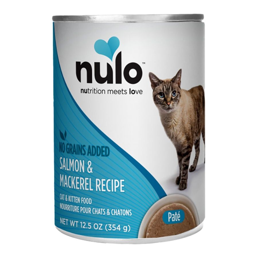 Nulo (Case Pack) - Freestyle Salmon &amp; Mackerel Pate Canned Cat Food 12.5oz / Case of 12