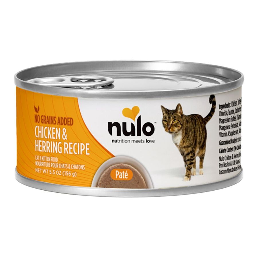 Nulo (Case Pack) - Freestyle Chicken &amp; Herring Pate Canned Cat Food 5.5 oz / Case of 24