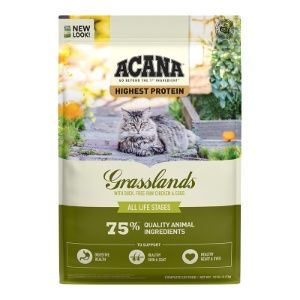 Acana - Grasslands Dry Cat Food, Size: 4 LB.