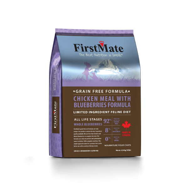 FirstMate - Chicken Meal w/blueberries Cat Dry, Size: 3.96 #