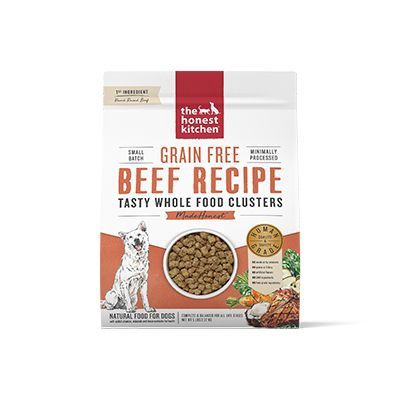 The Honest Kitchen - Grain-Free Clusters Beef Recipe Dog Food, Size: 5#