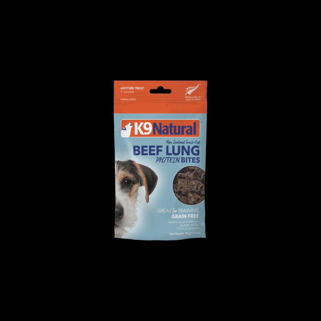 K9 Natural - Beef Lung Protein Bites Dog Treats 2.1 oz.