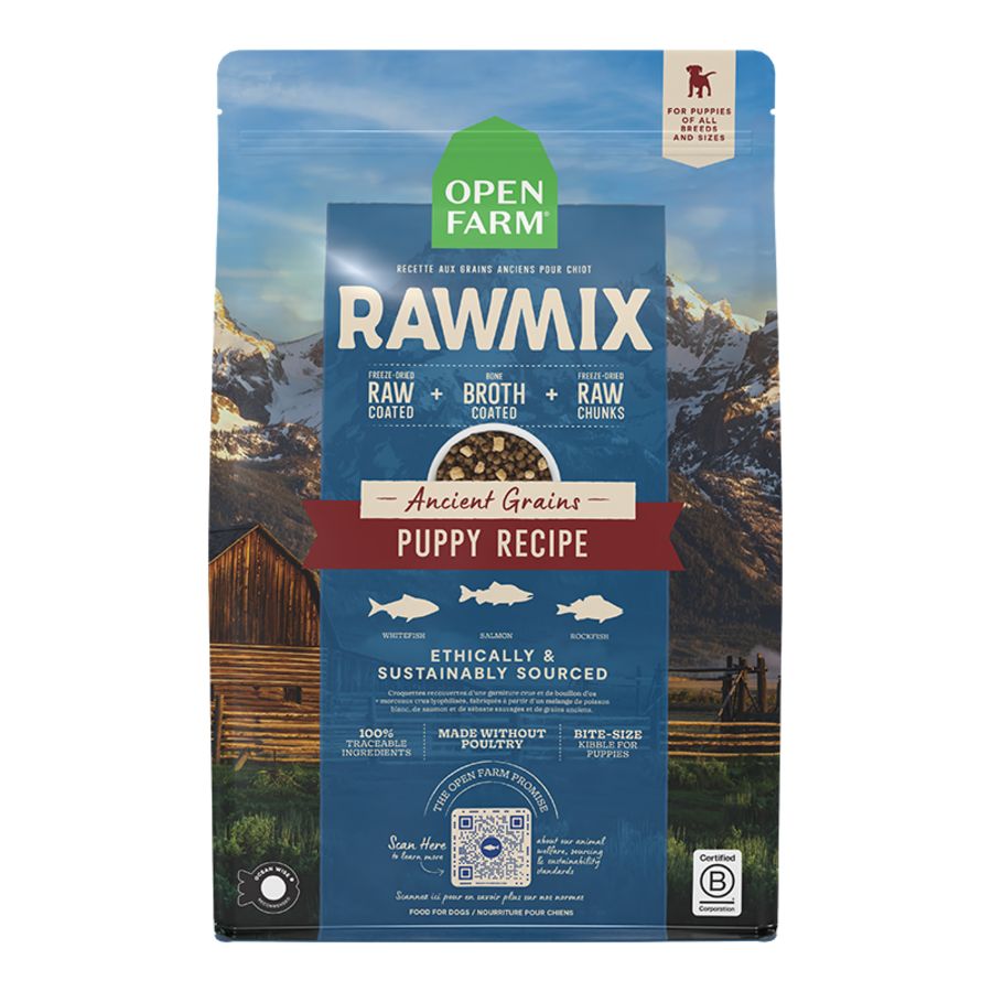 Open Farm - RawMix Ancient Grains Puppy Dry Dog Food, Size: 3.5#