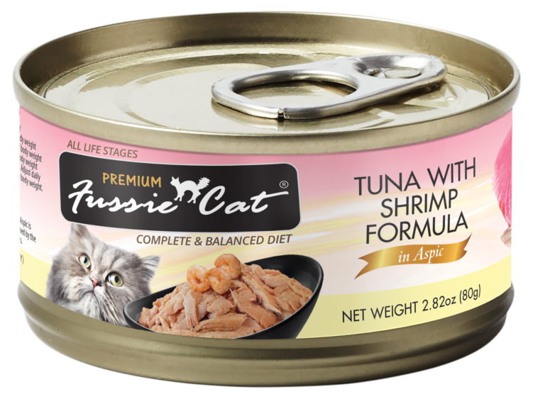 Fussie Cat (Case Pack) - Tuna &amp; Shrimp in Aspic Wet Cat Food 2.8 oz / Case of 24