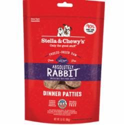 Stella &amp; Chewy's - Absolutely Rabbit Freeze Dried Patties Dog Food, Size: 5.5 oz. bag