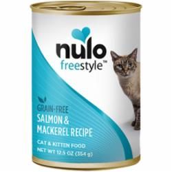 Nulo Freestyle - Salmon &amp; Mackerel Pate Canned Cat Food, Size: 12.5OZ