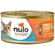 Nulo Freestyle - Shredded Turkey &amp; Halibut Canned Cat Food 3.0 oz.