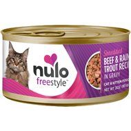 Nulo Freestyle - Shredded Beef &amp; Rainbow Trout Canned Cat Food 3.0 oz.