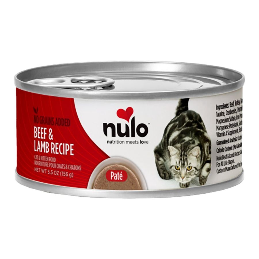 Nulo (Case Pack) - Freestyle Beef &amp; Lamb Pate Canned Cat Food 5.5 oz / Case of 24