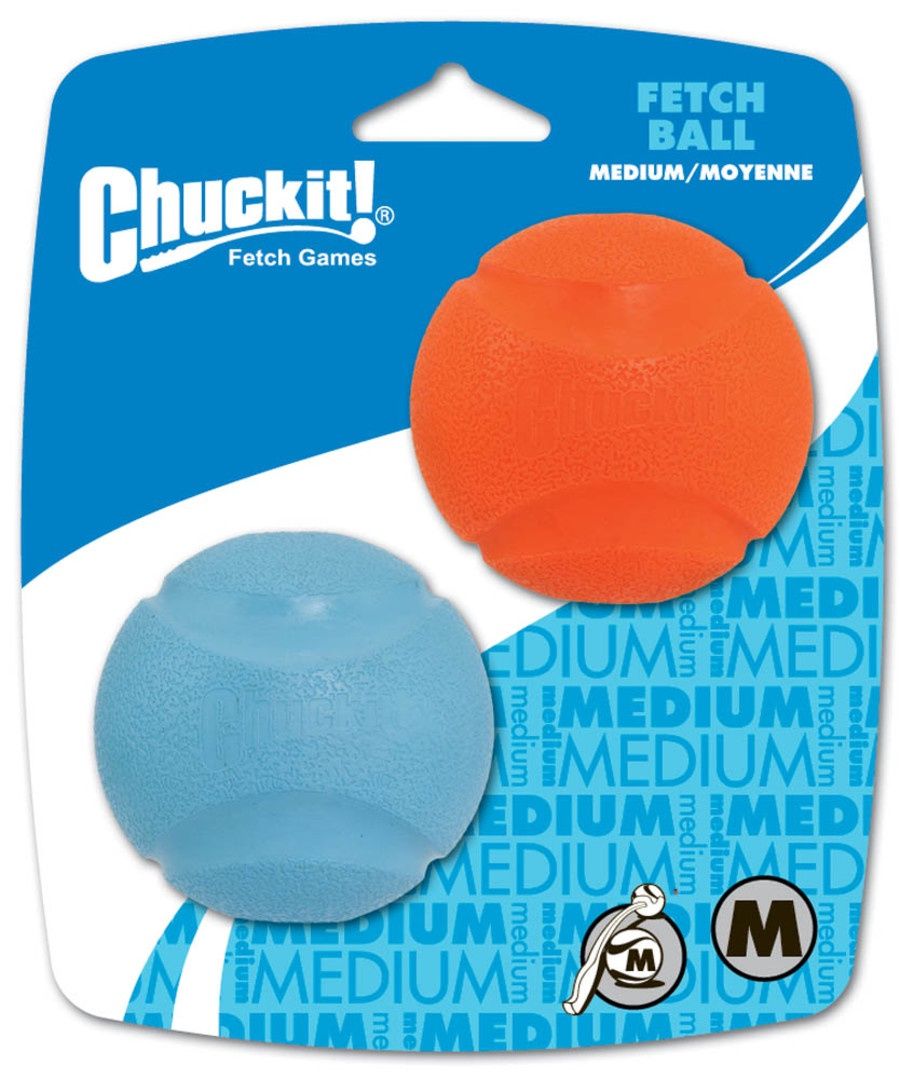 Chuckit - Fetch Ball 2PK, Size: 2 pack/Medium