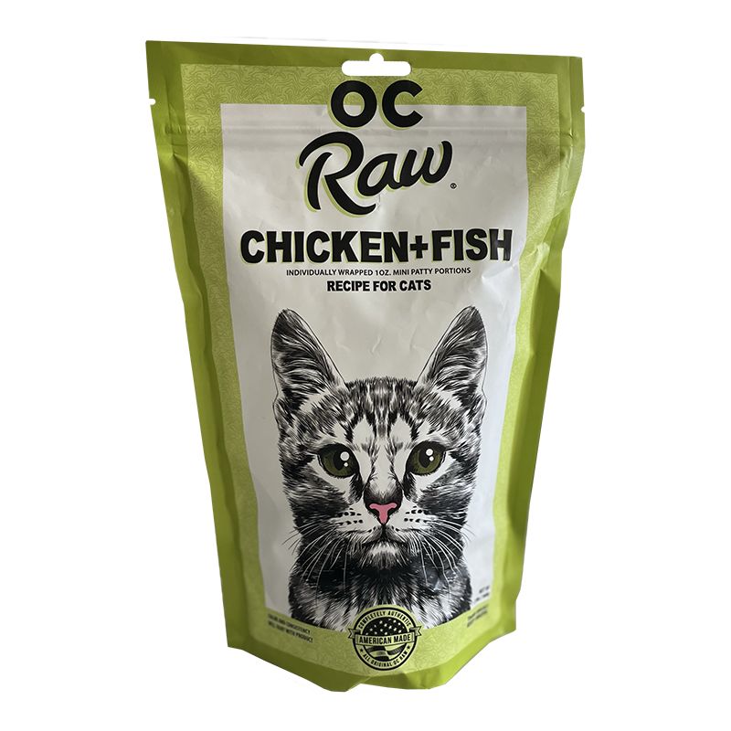 OC Raw - Chicken &amp; Fish Frozen Cat Food 2lb
