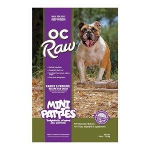 OC Raw - Rabbit &amp; Produce, Size: 4 lb. Mini Patties