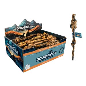 Dogginstix -  Lamb Collagen Double Knot Stix  15-17" Dog Treat