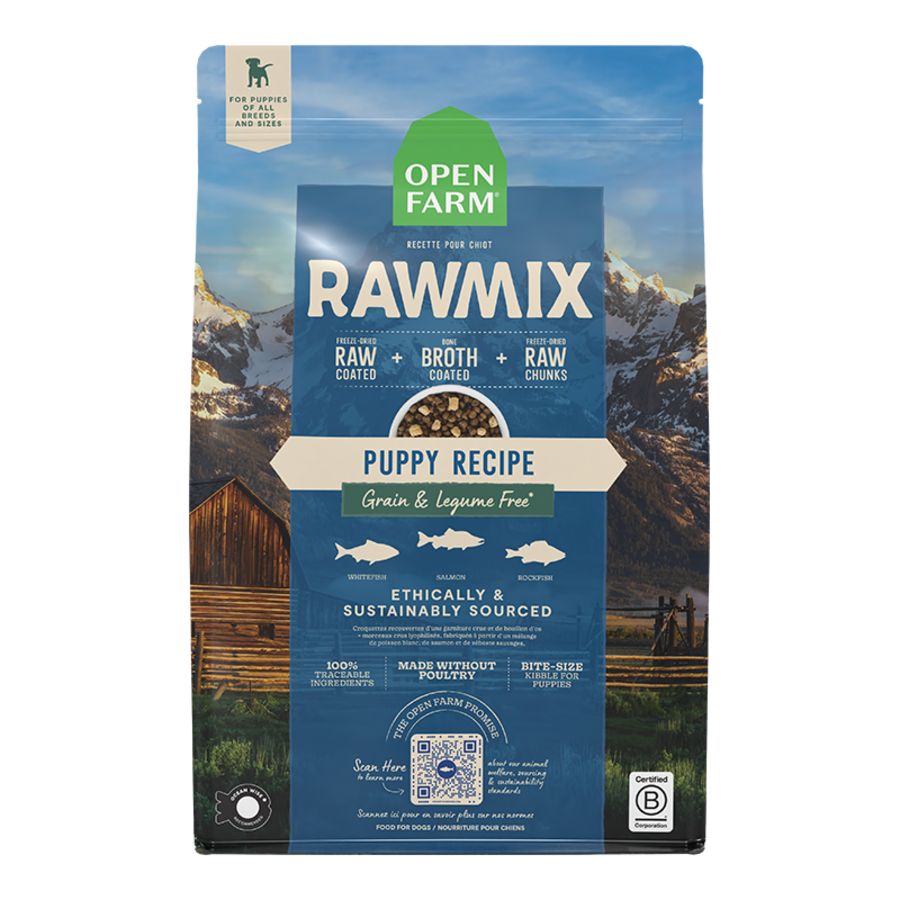 Open Farm - RawMix Grain Free Puppy Dry Dog Food, Size: 3.5#