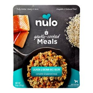 Nulo - (CASE PACK) Gently Cooked Salmon &amp; Brown Rice Wet Dog Food 9 oz./ 8 PACK