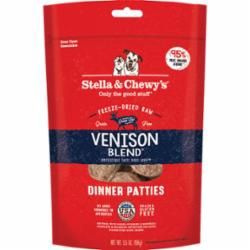 Stella &amp; Chewy's - (DISCONTINUED) Venison Blend Freeze Dried Patties  Dog Food, Size: 5.5 oz. bag