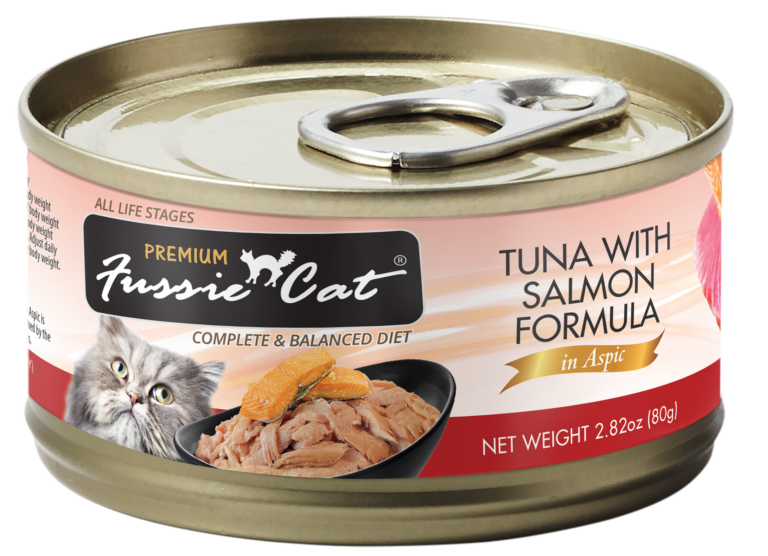 Fussie Cat (Case Pack) - Tuna With Salmon in Aspic Wet Cat Food 2.82oz / Case of 24