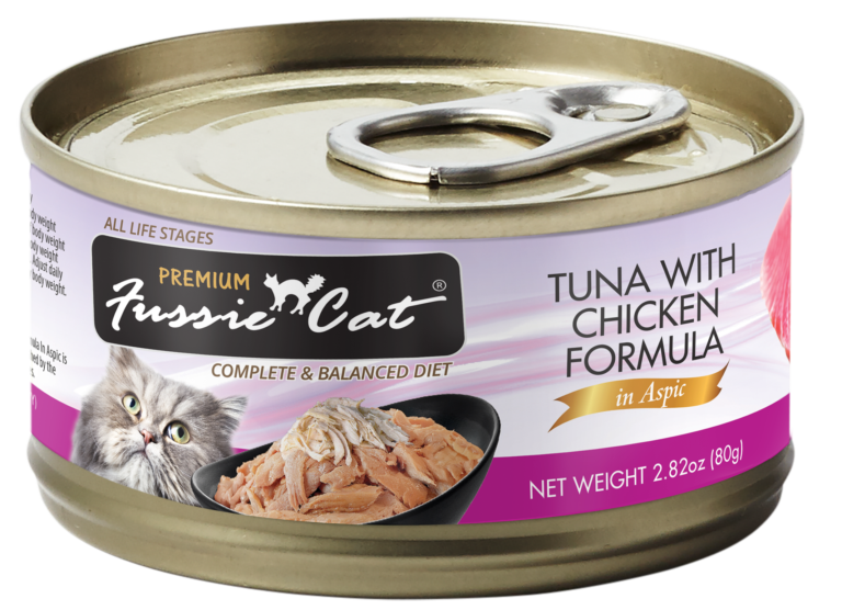 Fussie Cat (Case Pack) - Tuna with Chicken in Aspic Wet Cat Food 2.82oz / Case of 24