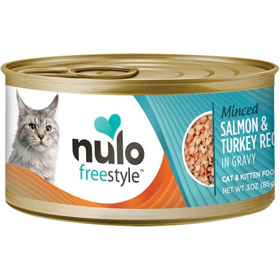 Nulo (Case Pack) - Freestyle Minced Salmon &amp; Turkey Canned Cat Food 3.0 oz / Case of 24