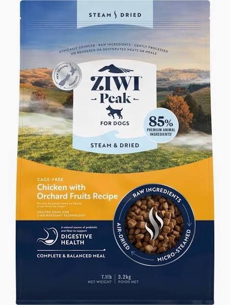 Ziwi Peak - Chicken with Orchard Fruits Recipe Steam &amp; Dried Dog Food