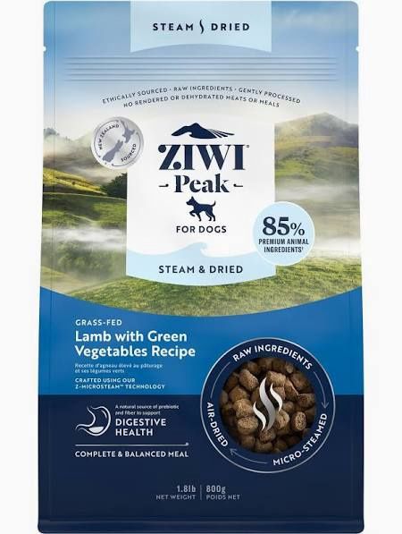 Ziwi Peak - Lamb with Green Vegetables Recipe Steam &amp; Dried Dog Food