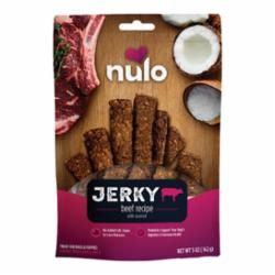Nulo - Freestyle Grain Free Beef Recipe with Coconut Jerky Strips Dog Treat 5 Oz