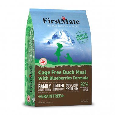 FirstMate - Limited Ingredient Cage Free Duck with Blueberries Cat Food, Size: 4#