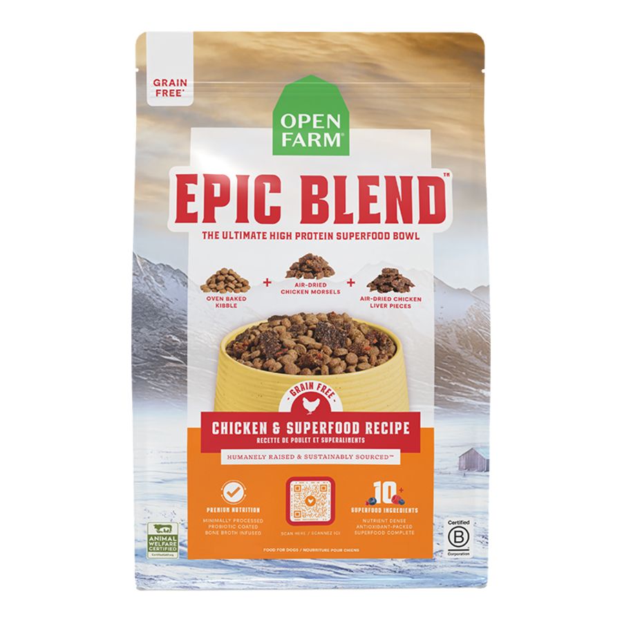 Open Farm - Epic Blend Grain-Free Chicken &amp; Superfood Dry Dog Food, Size: 3.5 lb