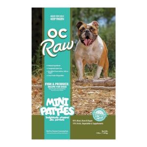 OC Raw - Fish &amp; Produce, Size: 4 lb. Mini Patties