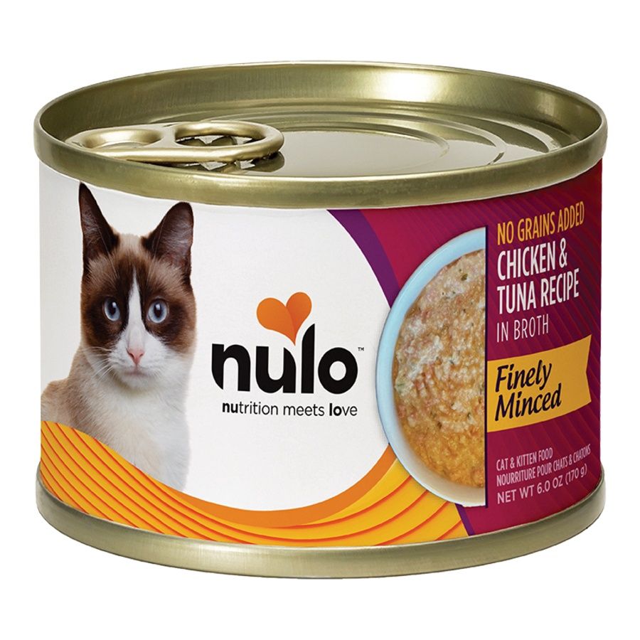 Nulo (Case Pack) - Finely Minced Chicken &amp; Tuna Recipe Wet Cat Food 6oz / Case of 8