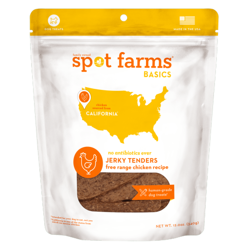 Spot Farms - Basics Chicken Jerky Tenders Dog Treats, 12 oz.
