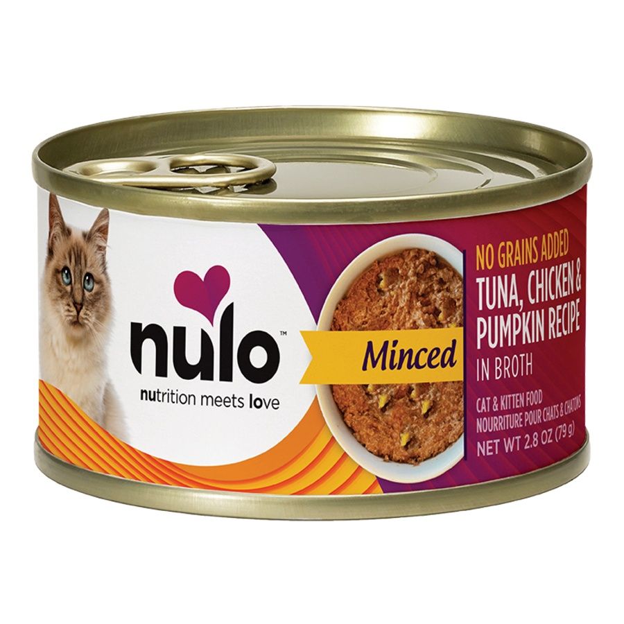 Nulo (Case Pack) - Minced Tuna, Chicken &amp; Pumpkin Wet Cat Food 2.8 oz / Case of 12