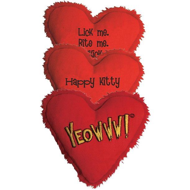 Yeowww - Hearrrt Attack Catnip Toy