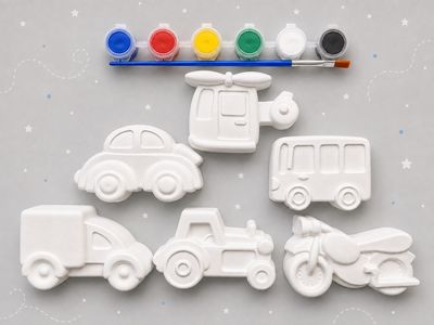 Vehicle Theme Painting Set