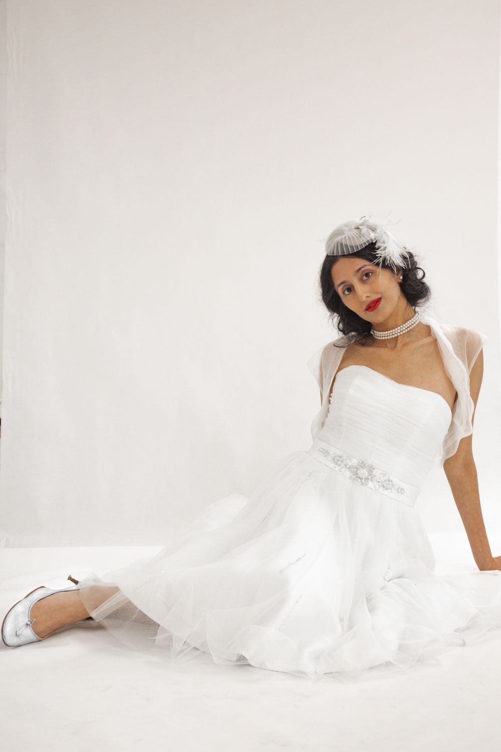 1950s-Inspired Tea-Length Dress